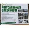 Image 2 : 8 X 10 FT. POLYCARBONATE GREENHOUSE