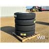 Image 2 : (4) ZWARTHZ 11R24.5 TRUCK TIRES & RIMS