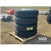 Image 3 : (4) ZWARTHZ 11R24.5 TRUCK TIRES & RIMS