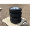 Image 4 : (4) GRIZZLY ST225/75R15 TRAILER TIRES & RIMS