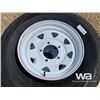 Image 6 : (4) GRIZZLY ST225/75R15 TRAILER TIRES & RIMS
