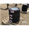 Image 3 : (4) GRIZZLY ST225/75R15 TRAILER TIRES & RIMS