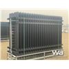 Image 4 : (30) 10 X 7 FT. POWDER COATED FENCE