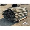 Image 2 : BUNDLE OF 6 FT. FENCE POSTS