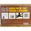 Image 6 : 10 X 10 FT. POP UP GAZEBO TENT