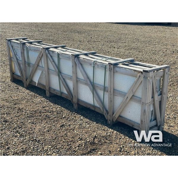 (10) PIECES WHITE QUARTZ COUNTERTOP SLABS