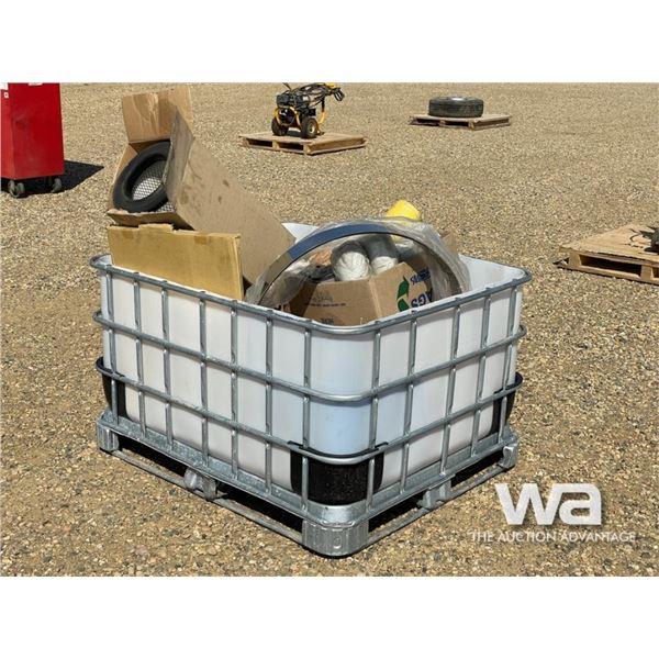 PALLET OF MISC FILTERS AND VEHCILE PARTS