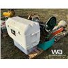 Image 3 : COOLER W/ MISC CAMPING ACCESSORIES