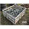 Image 1 : QTY. OF GALVANIZED FENCE POST TOPS