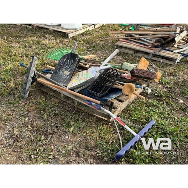 QTY. OF SHOVELS & RAKES