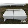 Image 6 : QTY. OF WHITE PAINTED LUMBER