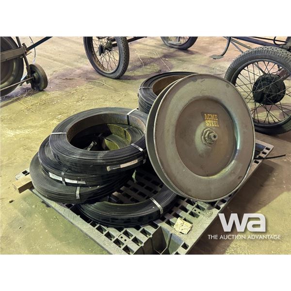 QTY. OF STEEL STRAPPING FOR BANDING