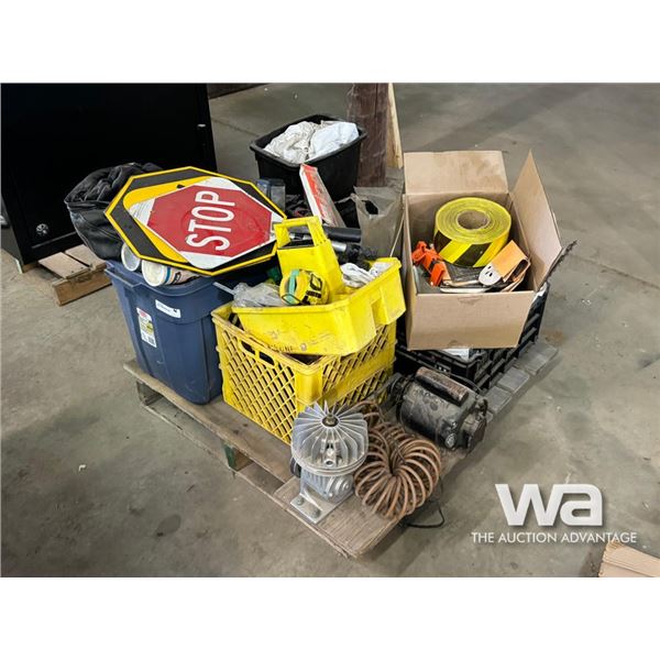 MISC. SHOP TOOLS, SIGNS