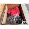 Image 3 : STORAGE BOX OF MISC. HORSE ACCESSORIES, BLANKETS