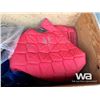 Image 5 : STORAGE BOX OF MISC. HORSE ACCESSORIES, BLANKETS