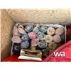 Image 6 : STORAGE BOX OF MISC. HORSE ACCESSORIES, BLANKETS