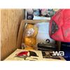 Image 7 : STORAGE BOX OF MISC. HORSE ACCESSORIES, BLANKETS