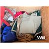 Image 9 : STORAGE BOX OF MISC. HORSE ACCESSORIES, BLANKETS