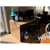 Image 2 : (3) OFFICE DESKS WITH CONTENTS