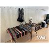 Image 2 : CINCHES, HORSE TACKS, HALTERS, TABLE