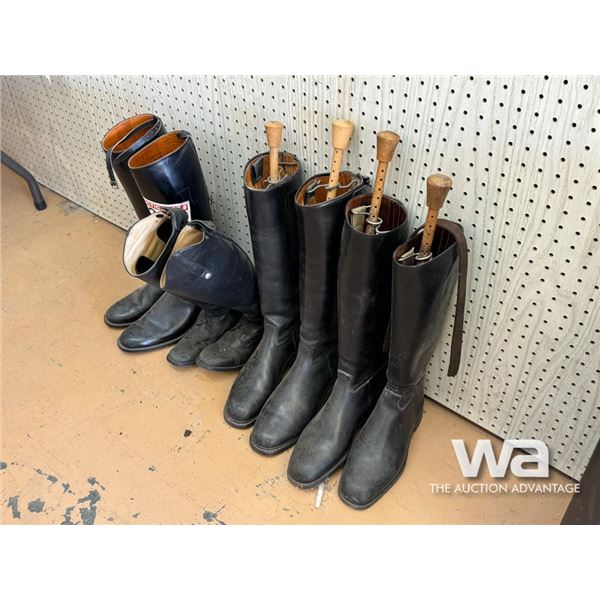 (4) PAIRS OF RIDINGS BOOTS