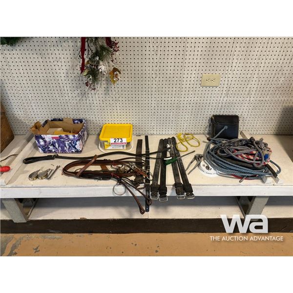 BRIDLES, ROPES, SCREWS, CHRISTMAS WREATH