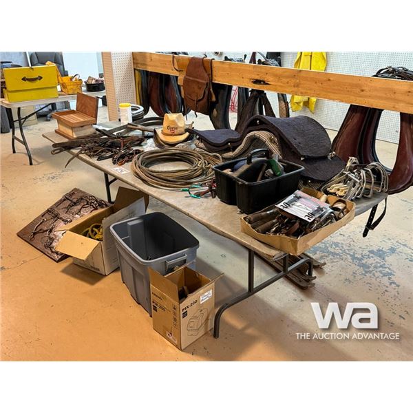 HORSE SUPPLIES, BITS, ROPES, STIRRUPS
