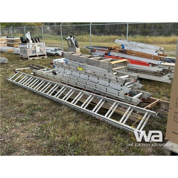 QTY. OF VARIOUS SIZED LADDERS