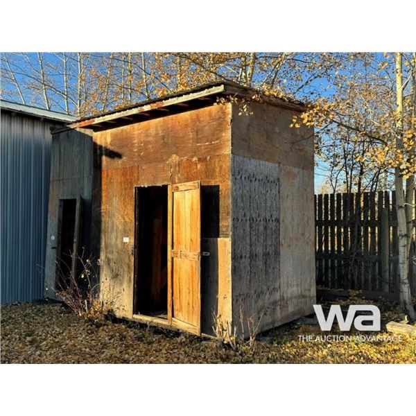 (2) FUEL TANKS IN STORAGE SHED