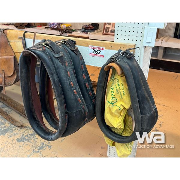 (3) HORSE COLLARS