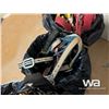 Image 4 : (4) PAILS OF HORSE TACK
