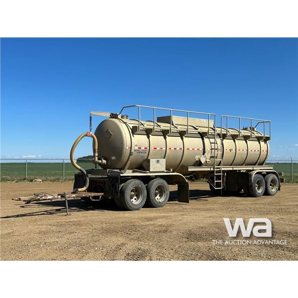 2011 HEIL 8500 GAL. QUAD WAGON TANK TRAILER