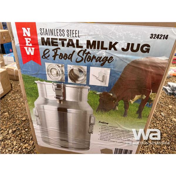 METAL MILK JUG