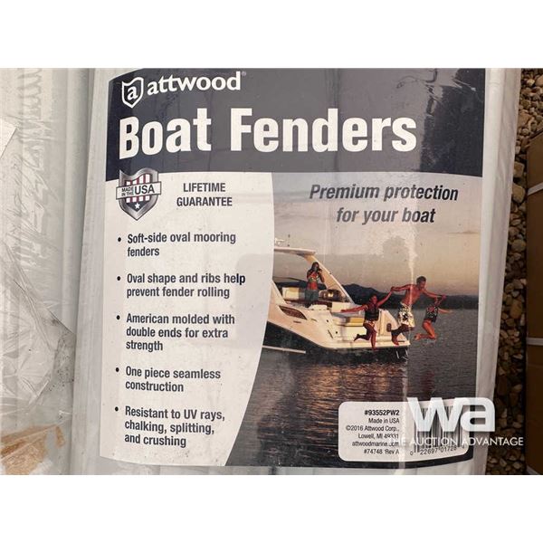 BOX OF BOAT FENDERS