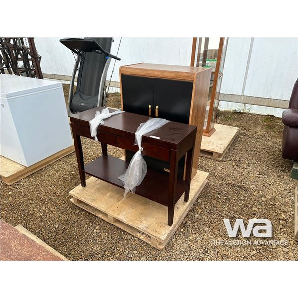 2 DRAWER DESK & CABINET