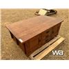 Image 2 : 3 X 4 FT. CEDAR LINED OAK CHEST