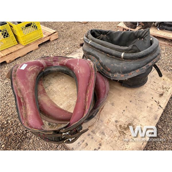 (4) HORSE COLLARS
