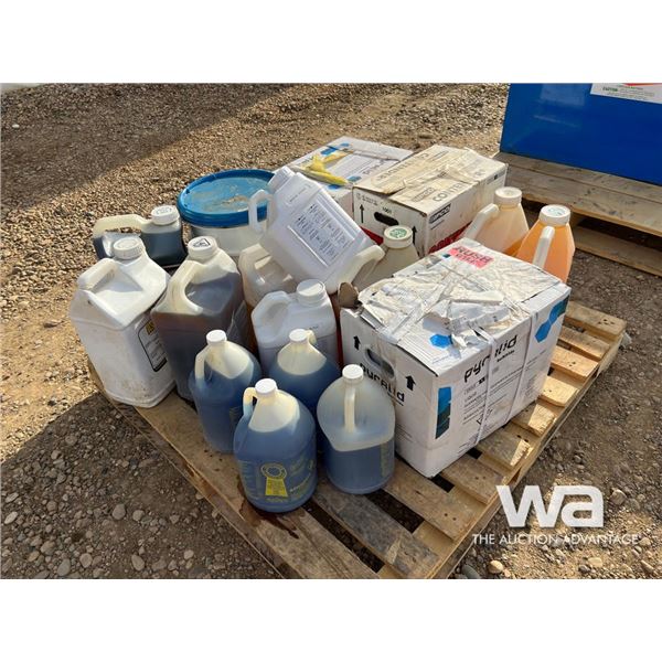 PALLET OF SPRAY CLEAN, ASSERT HERBICIDE