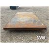 Image 4 : (10) 47.5 X 87 IN. PLATE STEEL