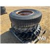 Image 3 : (1) MICHELIN 11R24.5, (2) 9.5/9-24 TIRES AND RIMS