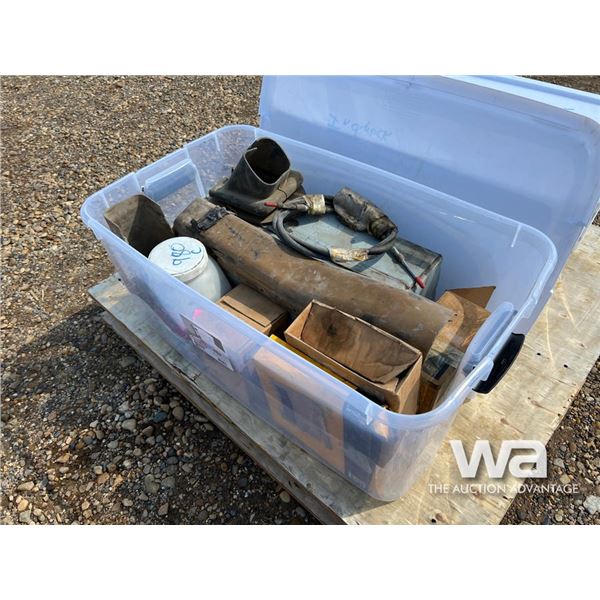 BIN OF CATERPILLAR 980C PARTS