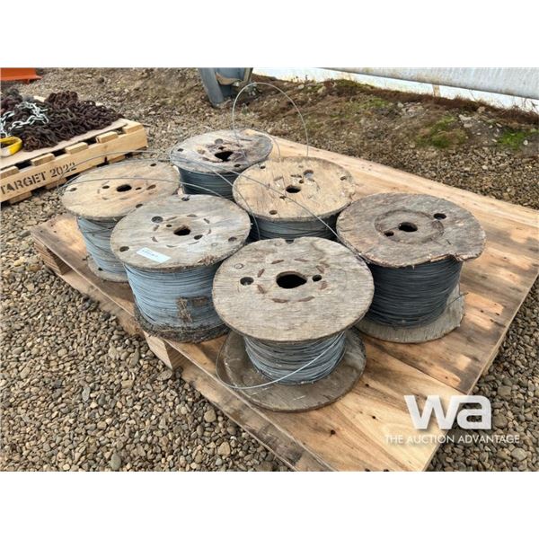 (6) ROLLS HI-TENSILE FENCE WIRE