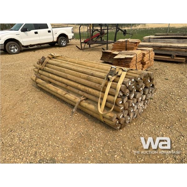 (60) TREATED 8 FT. LANDSCAPE TIES