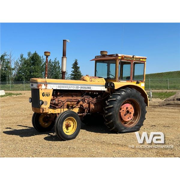 MINNEAPOLIS MOLINE G707 PROPANE TRACTOR
