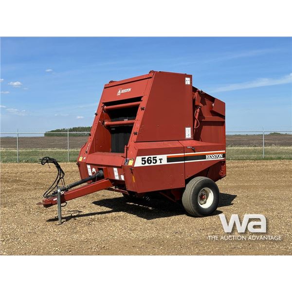 HESSTON 565T ROUND BALER