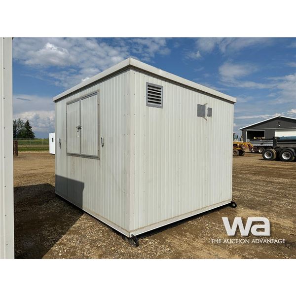 10 X 12 FT. INSULATED METAL STORAGE SHED