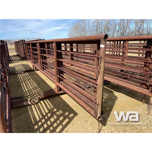 (5) 24 FT. X 5 FT. 4 BAR FREESTANDING PANELS