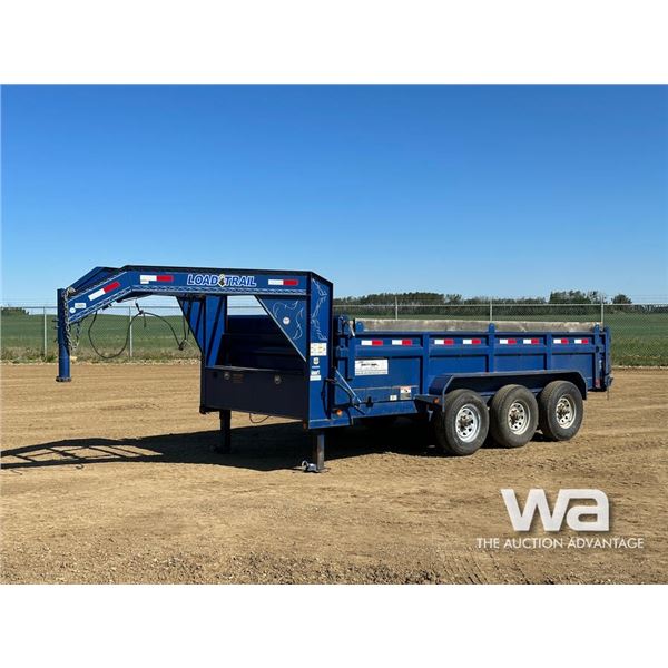 2014 LOAD TRAIL LLC 5TH WHEEL TRIDEM DUMP TRAILER
