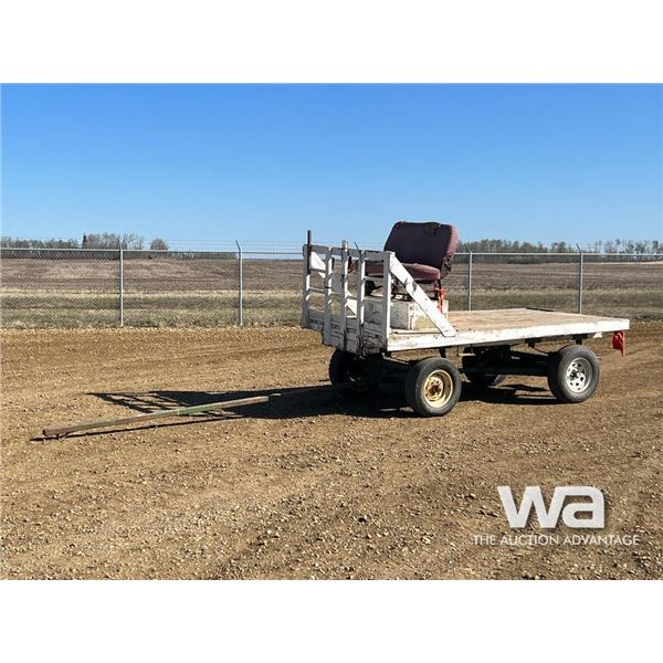 HORSE DRAWN WHITE WAGON