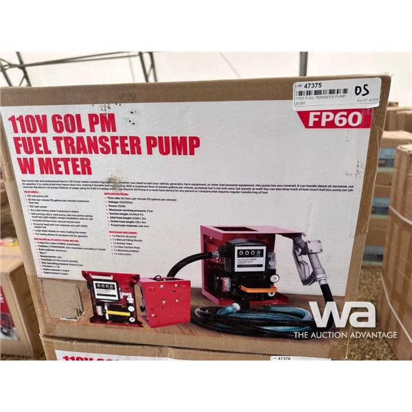 110V FUEL TRANSFER PUMP